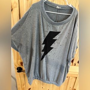 Blumin apparel batwing short sleeve top